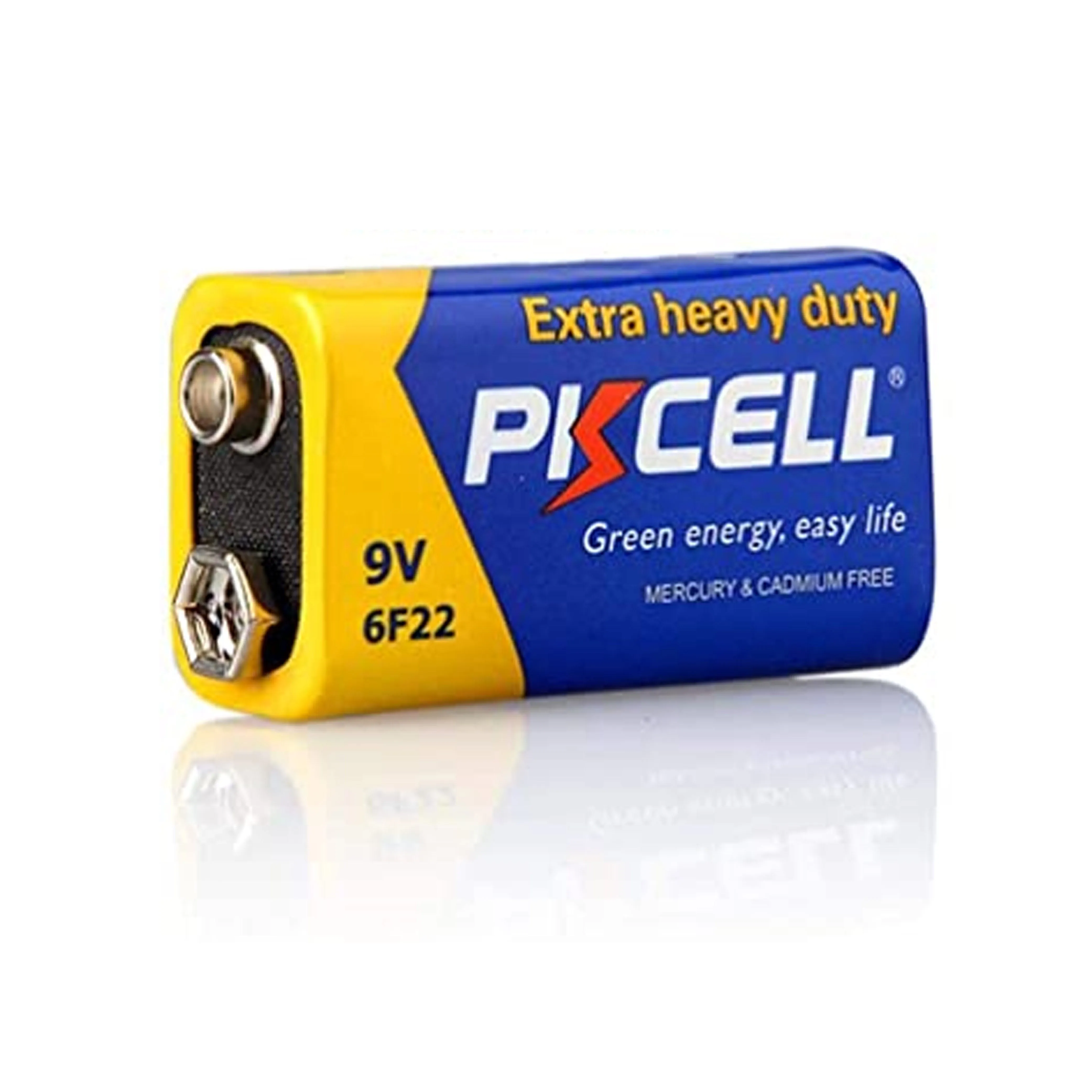 12 Pack Long Life 9V Batteries 9 Volt Super Heavy Duty Battery 6F22 Home Office