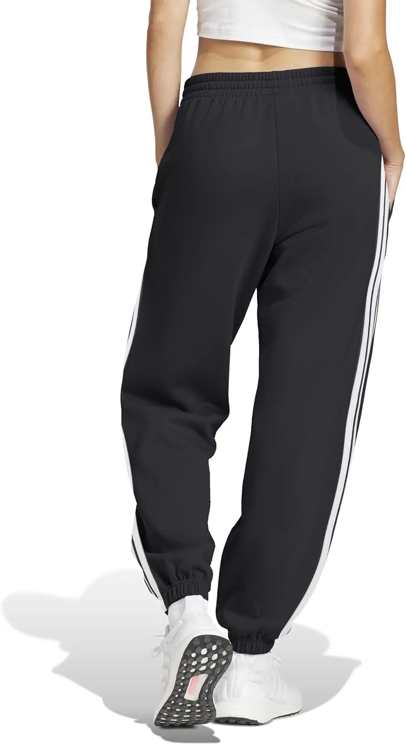 adidas Women's Essentials 3-Stripes French Terry Cuffed Pants