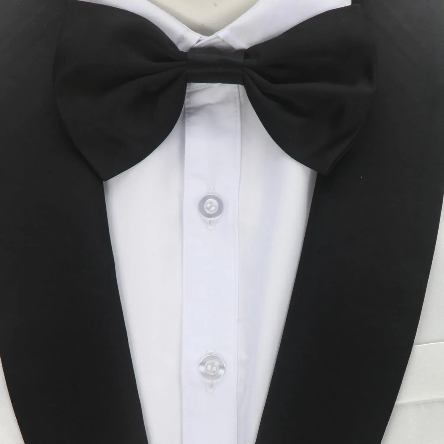 AMNPOLEN Men Adults Gangster Costume White Blazer Suit Tuxedo Shirt Jacket Pants Halloween Movie Cosplay Uniform (Medium)