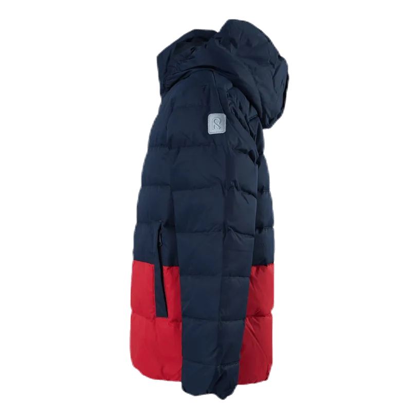 Amund Down Jacket Blue/Red