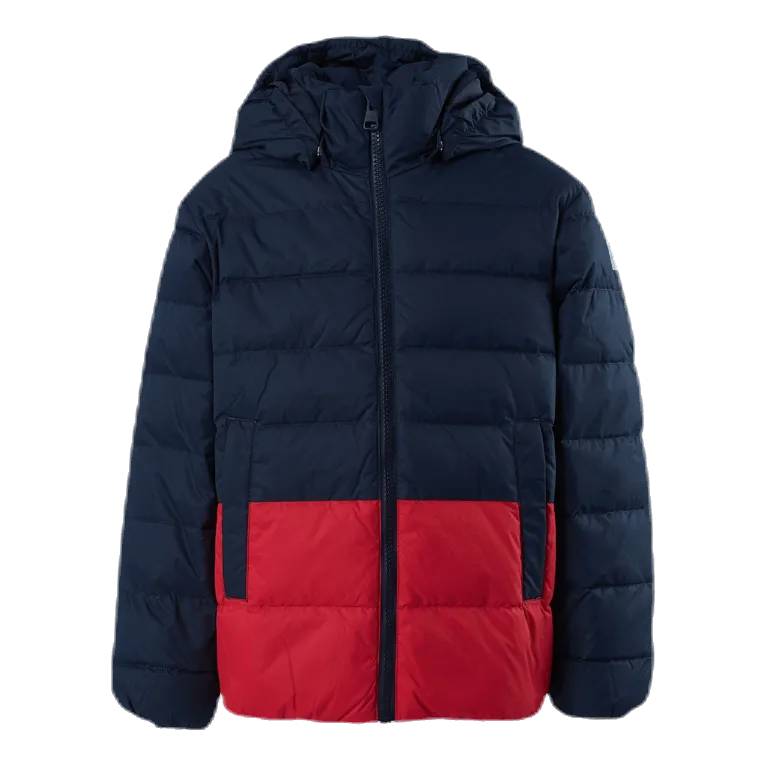 Amund Down Jacket Blue/Red