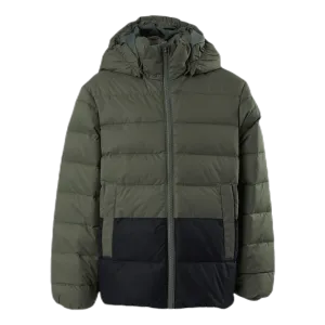 Amund Down Jacket Green/Grey