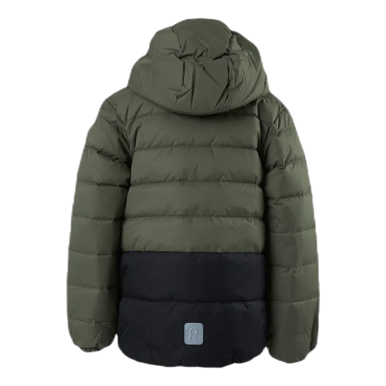Amund Down Jacket Green/Grey