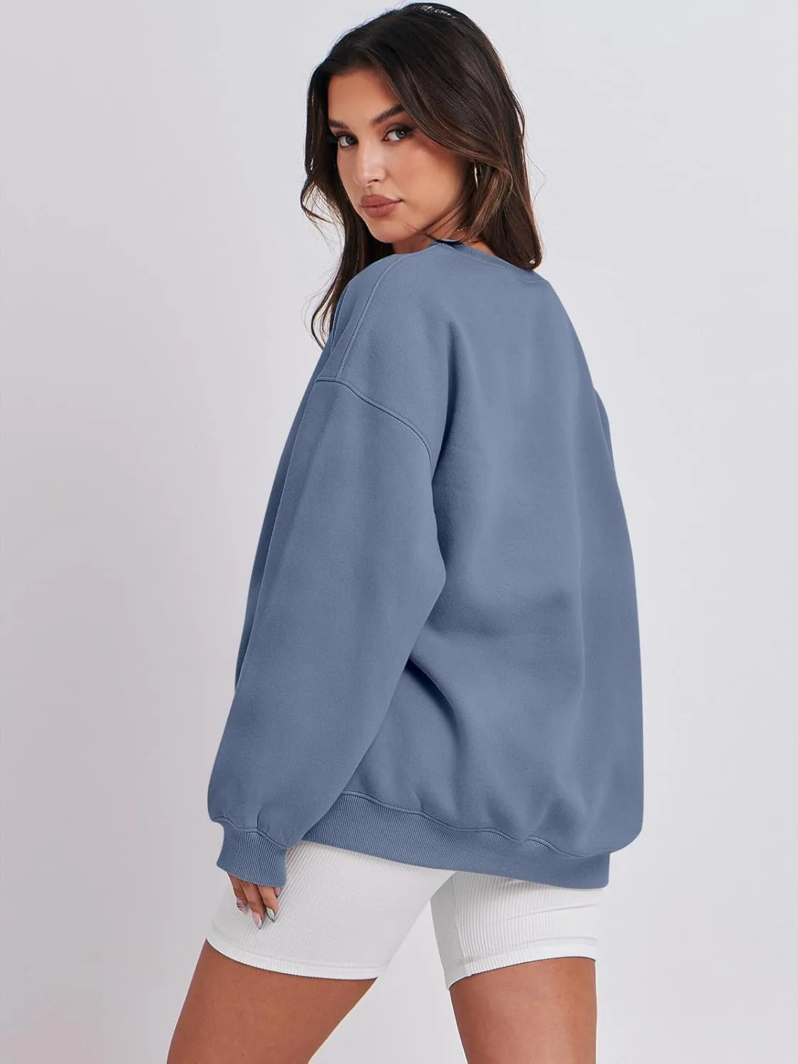 ANRABESS Oversized Sweatshirt for Women Crewneck Y2K Hoodies Fleece Casual Comfy Pullover Top Fall Outfits Clothes 2025