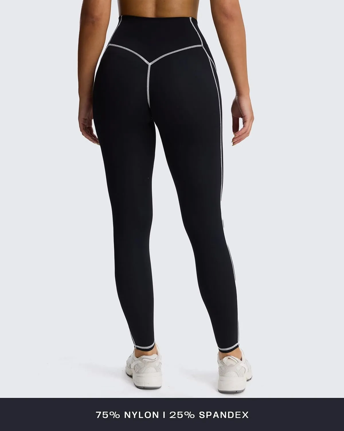 Aoxjox Workout Leggings for Women High Waisted Exercise Athletic Gym Fitness Yoga Lexi Lined Pants 26"