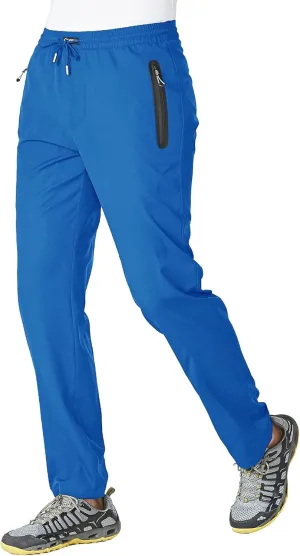 BASUDAM Men's Athletic Pants Thin Lightweight Quick Dry Zipper Pockets Outdoor Sports Pants for Running Jogging Hiking