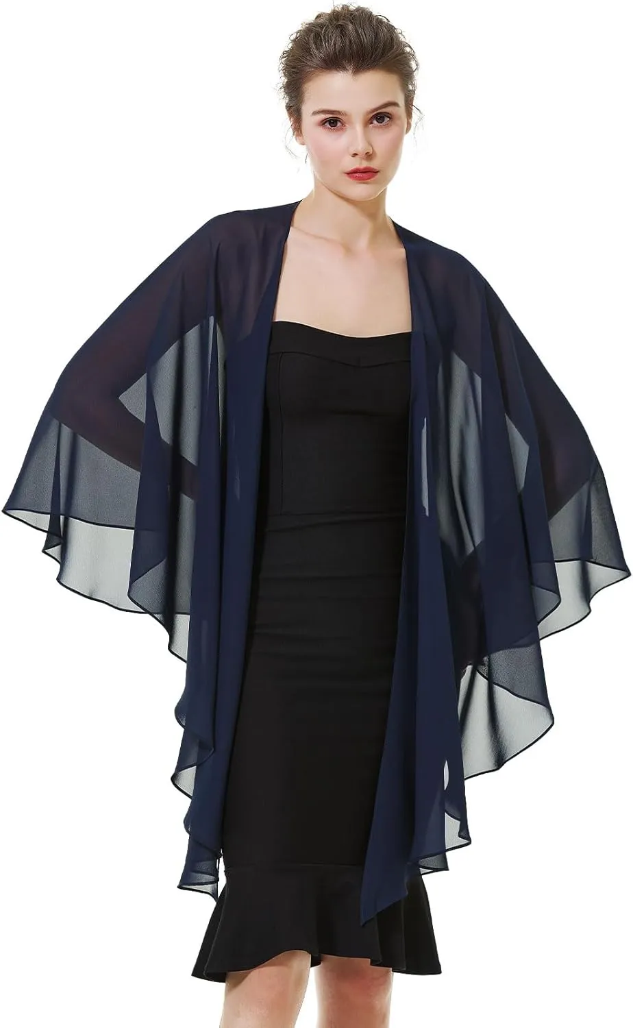 BEAUTELICATE Shawls Wraps Scarf Chiffon For Women Bridal Wedding Evening Dresses