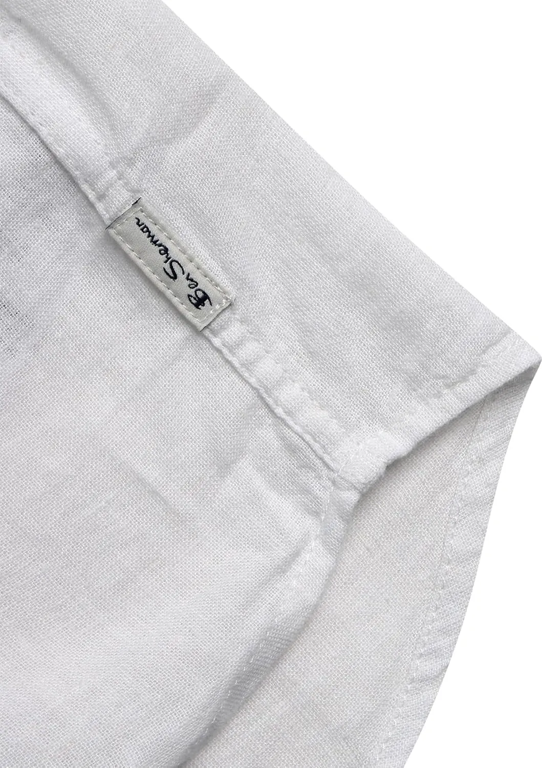 Ben Sherman Men's Linen Shirt - Regular Fit Short Sleeve Button Down Woven Linen Shirt (S-XL)