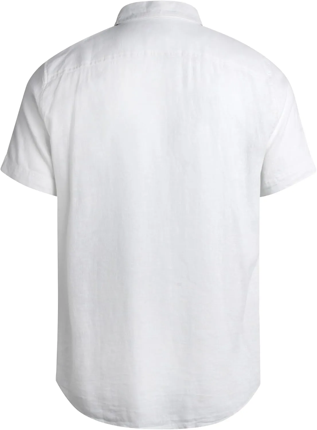 Ben Sherman Men's Linen Shirt - Regular Fit Short Sleeve Button Down Woven Linen Shirt (S-XL)