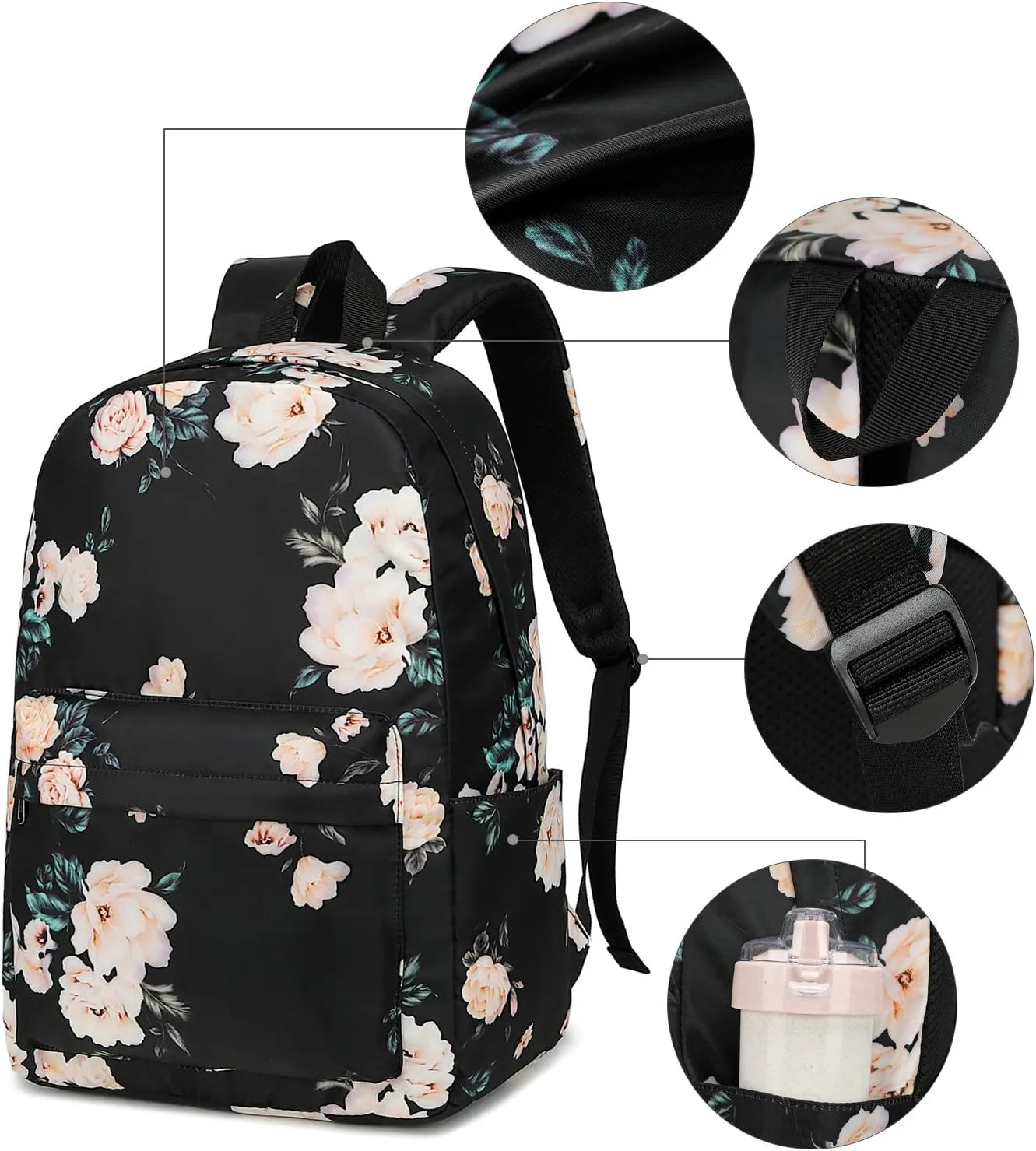 Bluboon Backpack for School Kids Backpack Girls Bookbag Laptop Backpack Gifts for Women