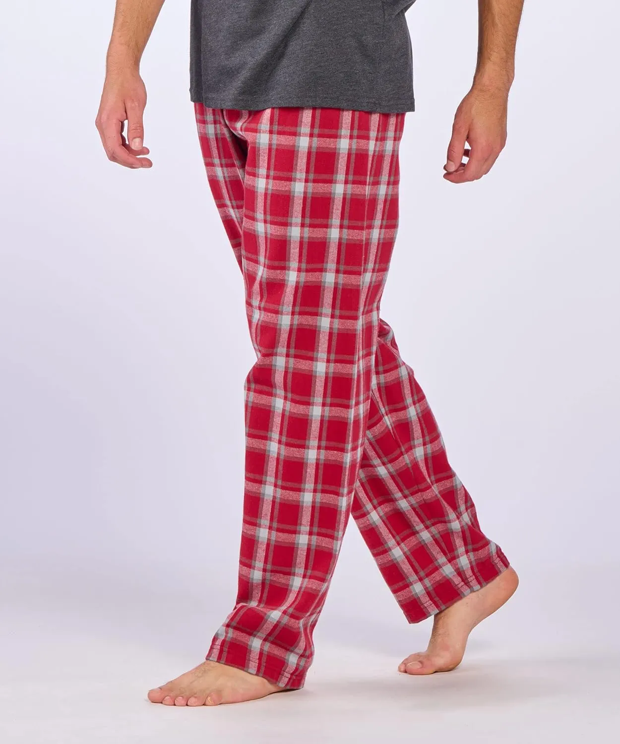 boxercraft Men's NCAA School Graphic Harley Flannel Pant