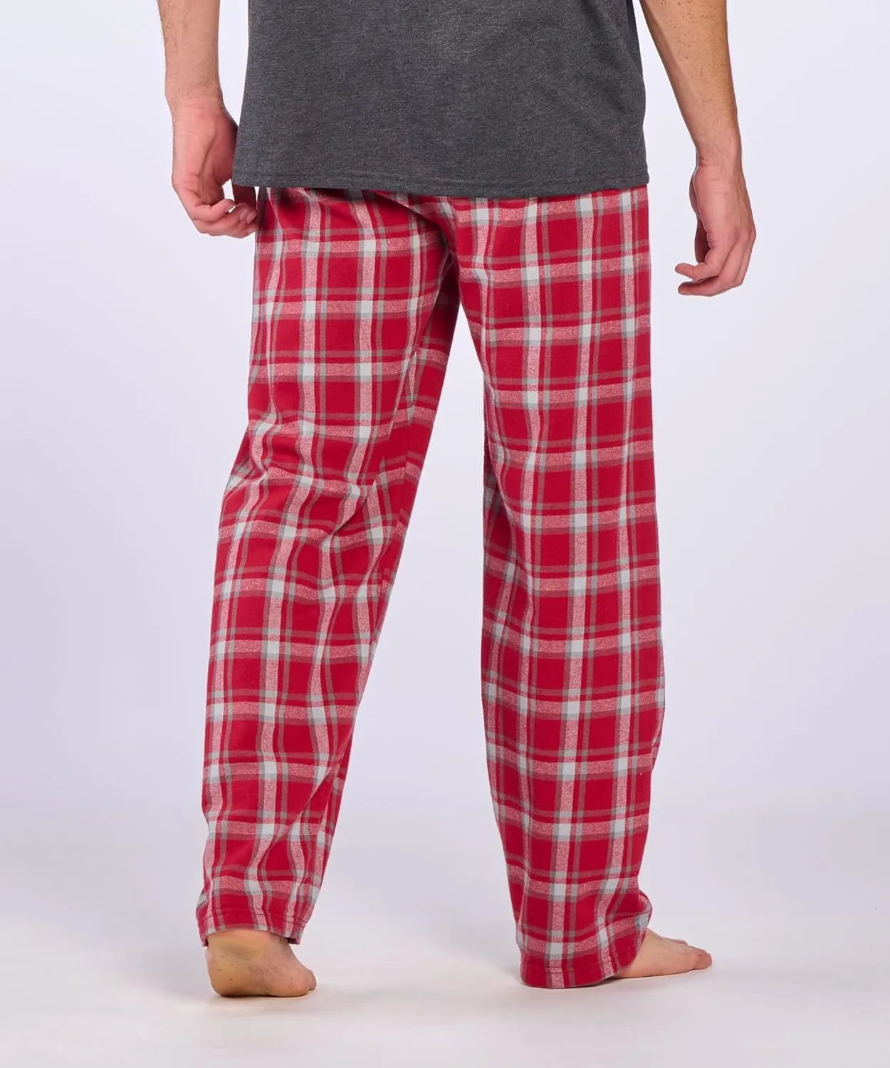 boxercraft Men's NCAA School Graphic Harley Flannel Pant