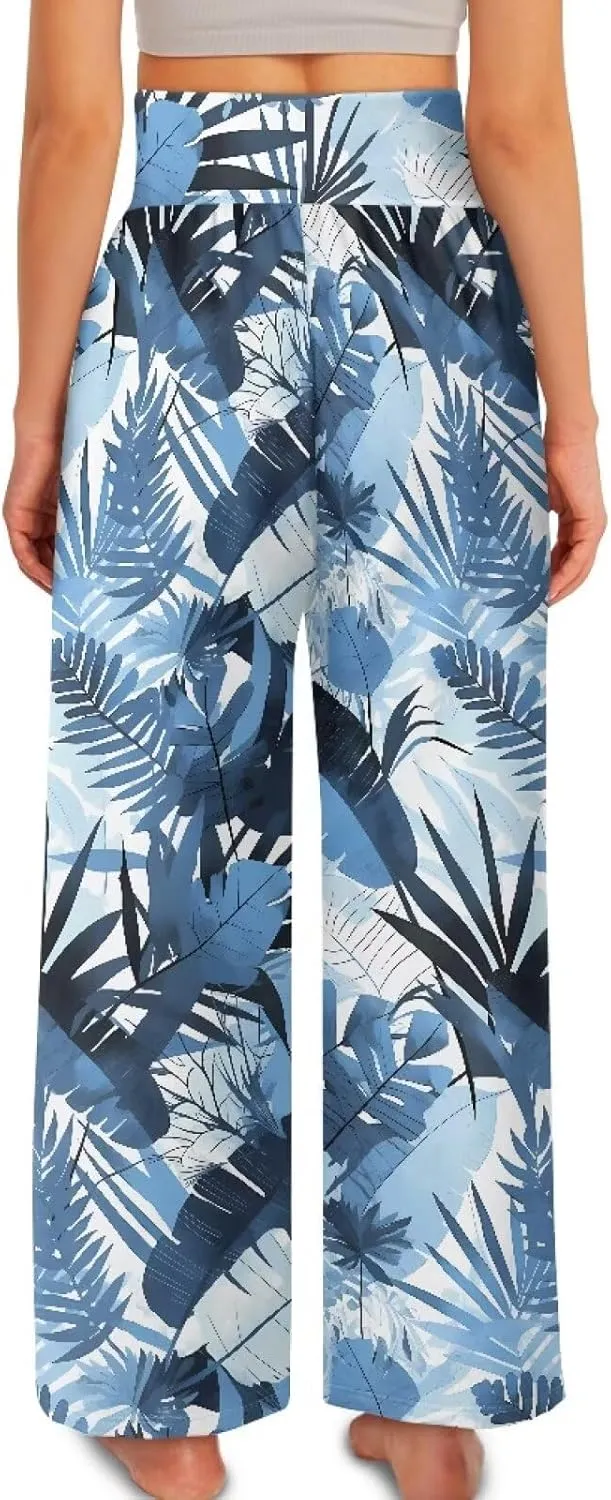 Casual Pants Women Wide Leg Dress Pants High Waisted Loose Fit Work Travel Trousers with Pockets S-3XL