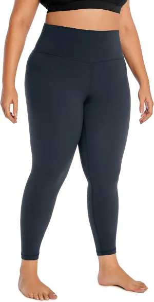 CRZ YOGA Butterluxe Plus Size Leggings for Women 25 Inches - High Waisted Buttery Soft Spandex Workout Casual Pants 3X 4X