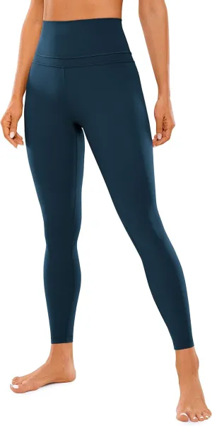 CRZ YOGA Womens Naked Feeling Workout 7/8 Yoga Leggings - 25 Inches High Waist Tight Pants