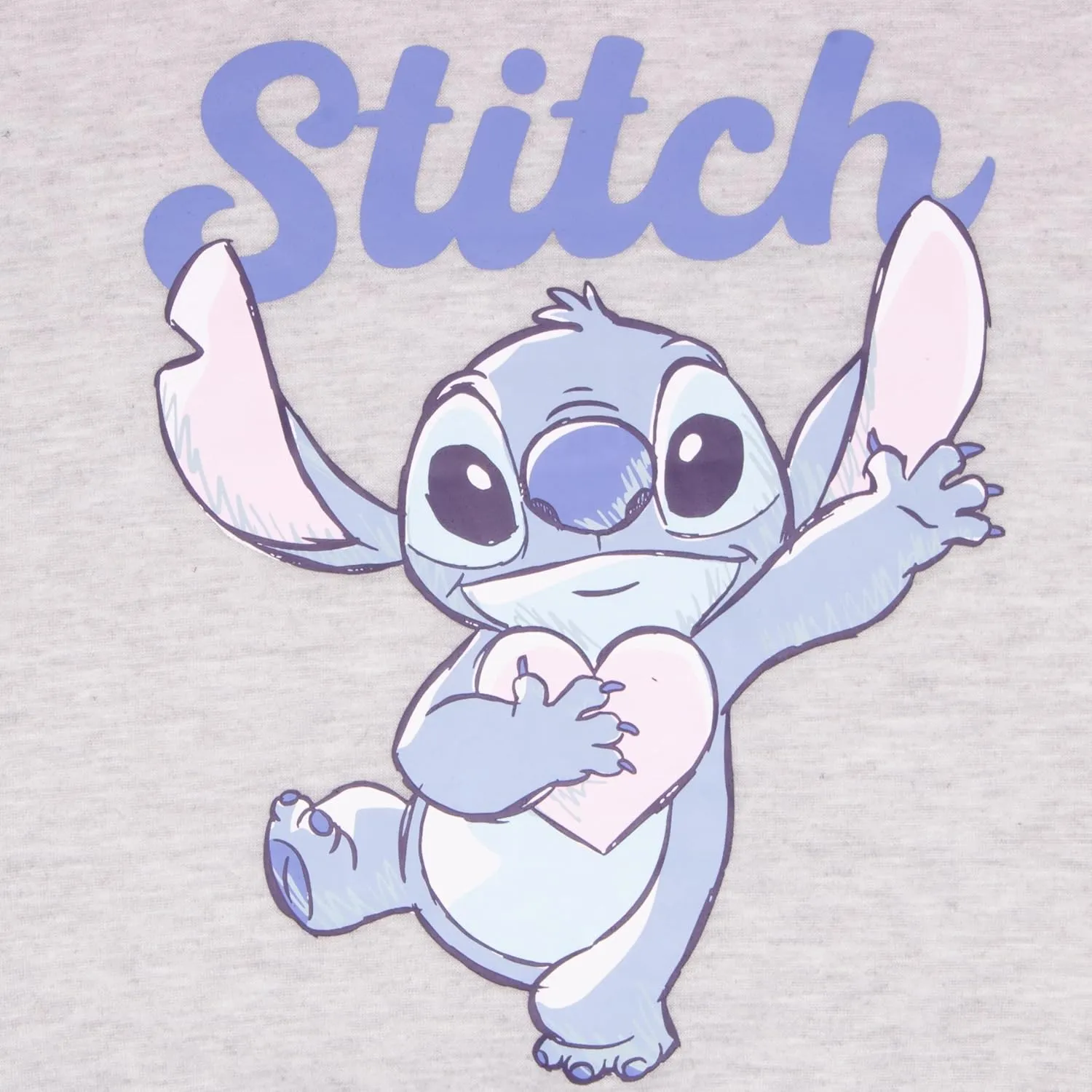 Disney Lilo & Stitch Girl's 2-Piece Fleece Set - Stitch Hooded Sweatshirt and Joggers Bundle for Kids