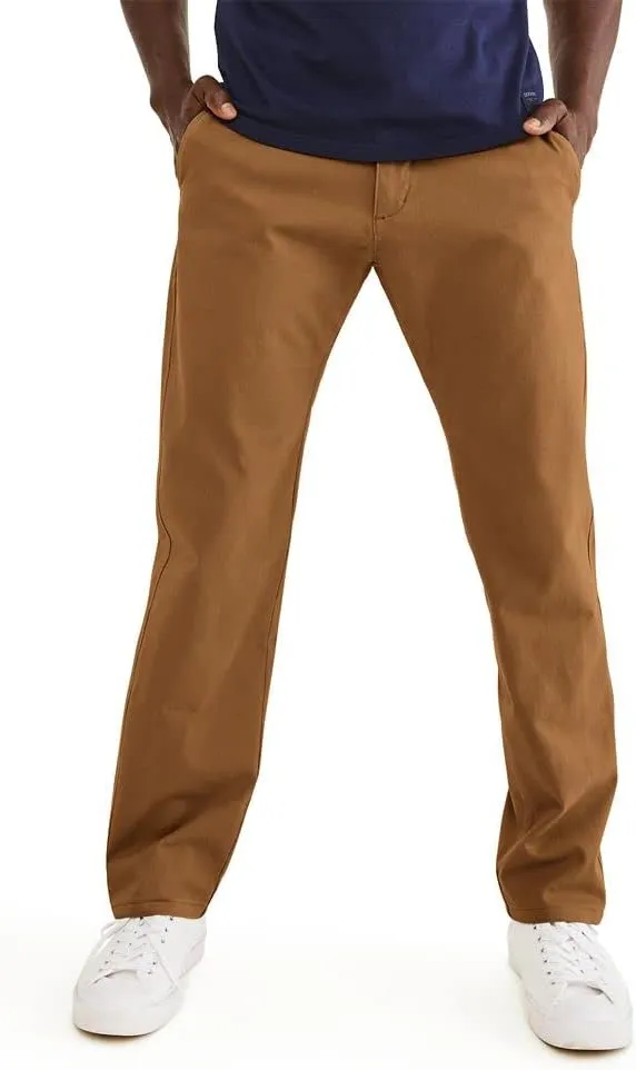 Dockers Men's Athletic Fit Ultimate Chino Pants with Smart 360 Flex, Dark Ginger, 36W x 32L
