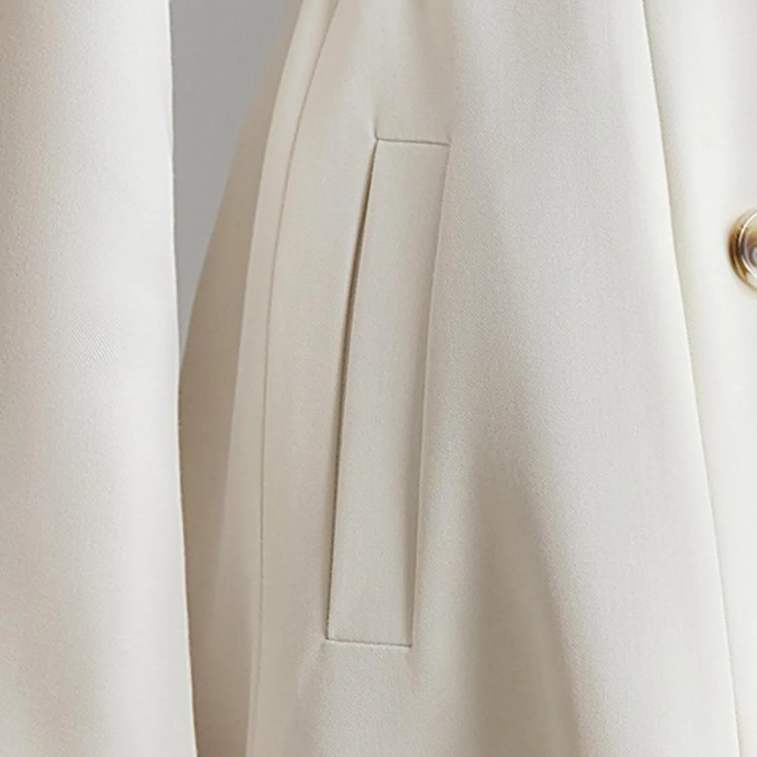 Dressy Blazer A-Line Dress Women Double Breasted Shawl Collar Business Midi Dress Long Sleeve High Waist Work Dress
