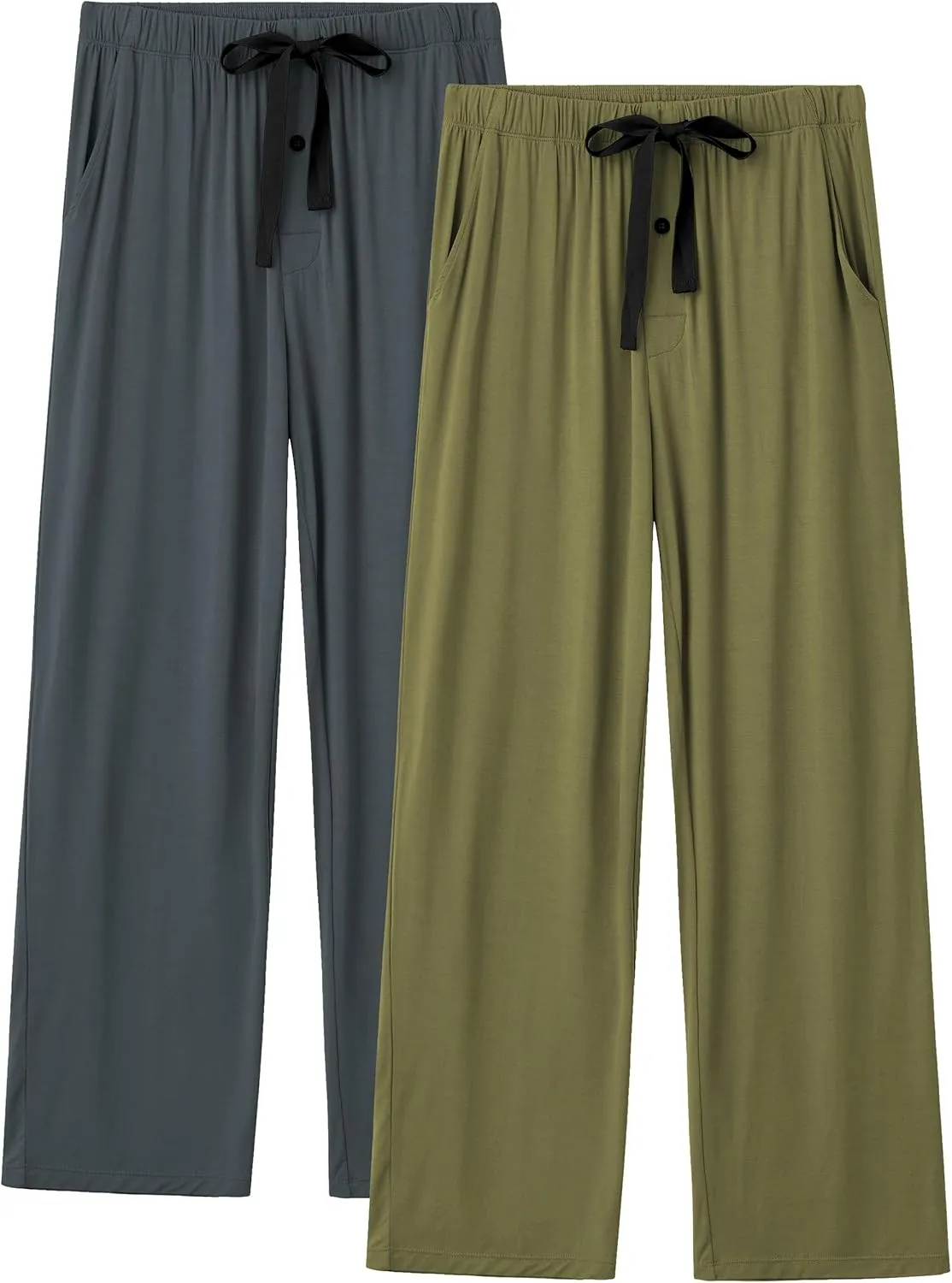 EA'S SECRET Men's Pajama Pants Lightweight Rayon Made From Bamboo Pants for Mens Summer Lounge Sweatpants with Pockets
