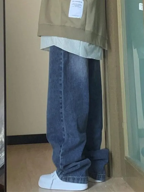 EMMIOL Wide Leg Jeans for Women - Low Waist Baggy Loose Boyfriends Denim Pants - Y2K 90S Style