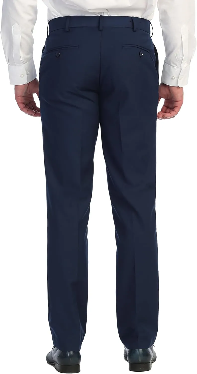 Gioberti Men's Hidden Expandable Waist Dress Pants