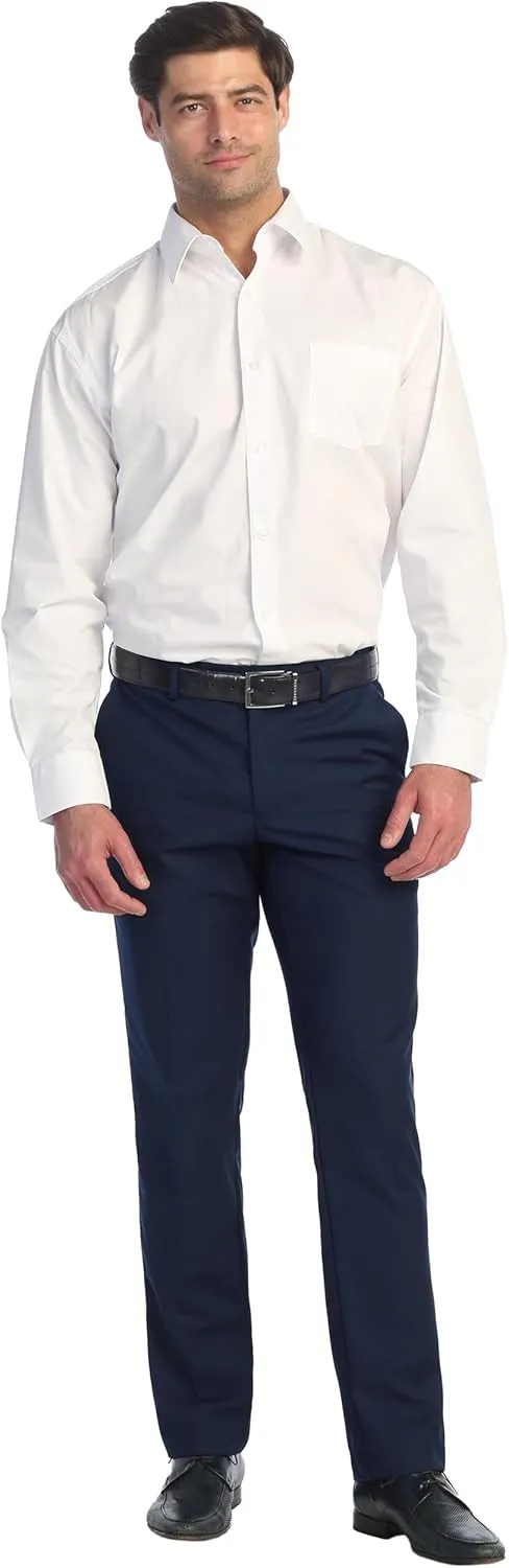 Gioberti Men's Hidden Expandable Waist Dress Pants