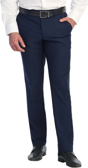 Gioberti Men's Hidden Expandable Waist Dress Pants