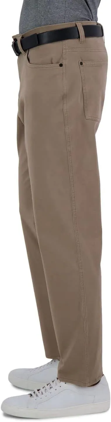 Haggar Men's The Active Series Big and Tall Straight Fit Stretch Pants