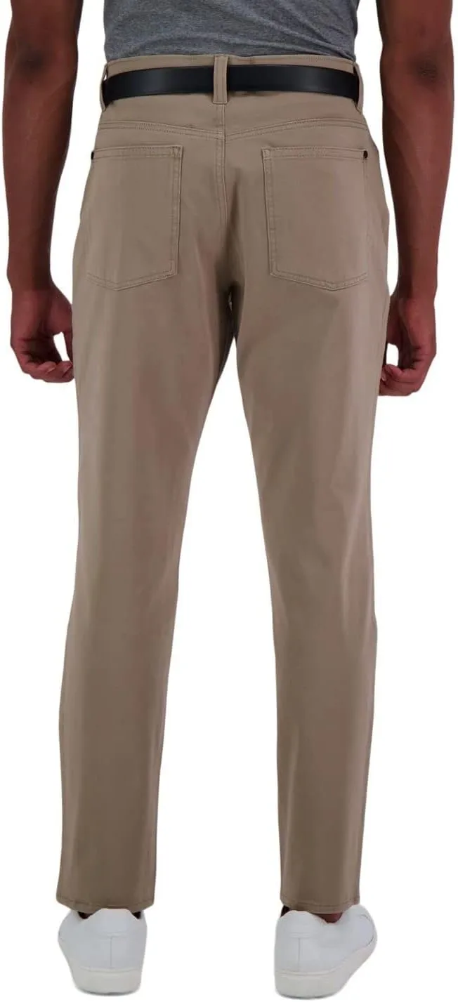 Haggar Men's The Active Series Big and Tall Straight Fit Stretch Pants
