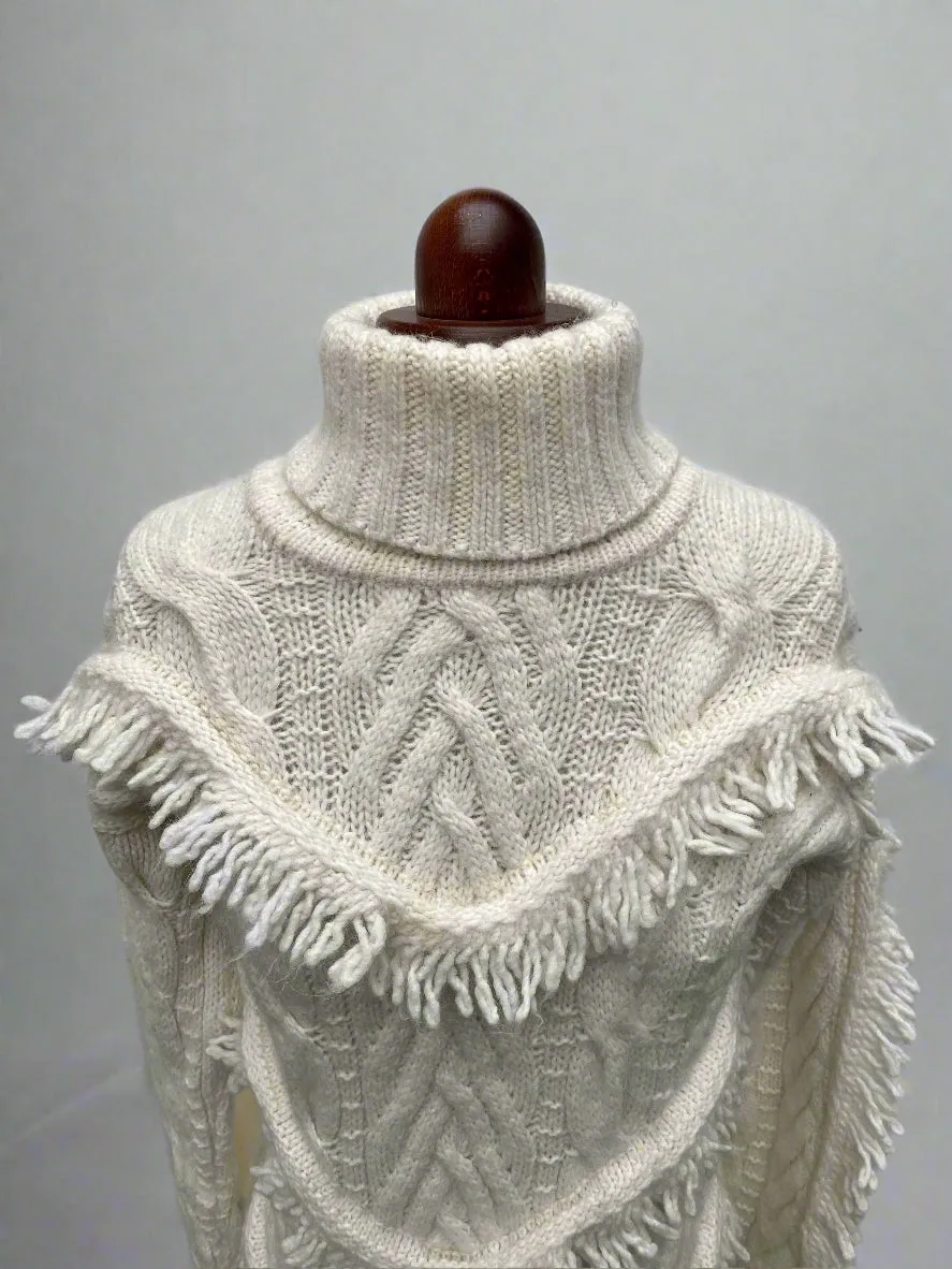 HAYLEY MENZIES Fringe Jumper Size S