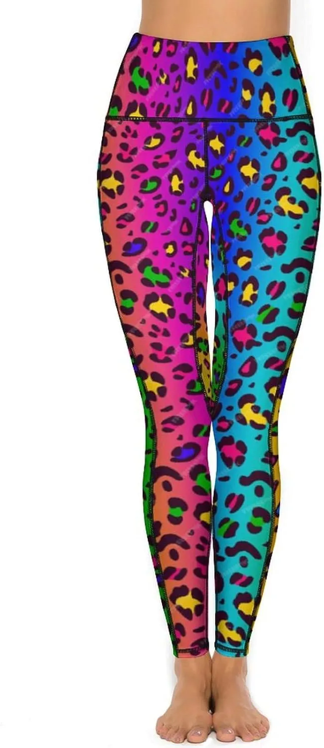 High Waisted Exercise Yoga Pants for Women Running Sports Workout Yoga Leggings with Pockets