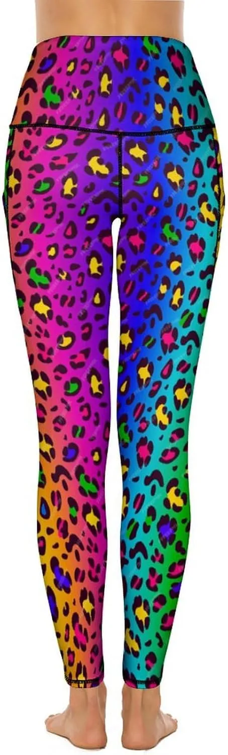 High Waisted Exercise Yoga Pants for Women Running Sports Workout Yoga Leggings with Pockets