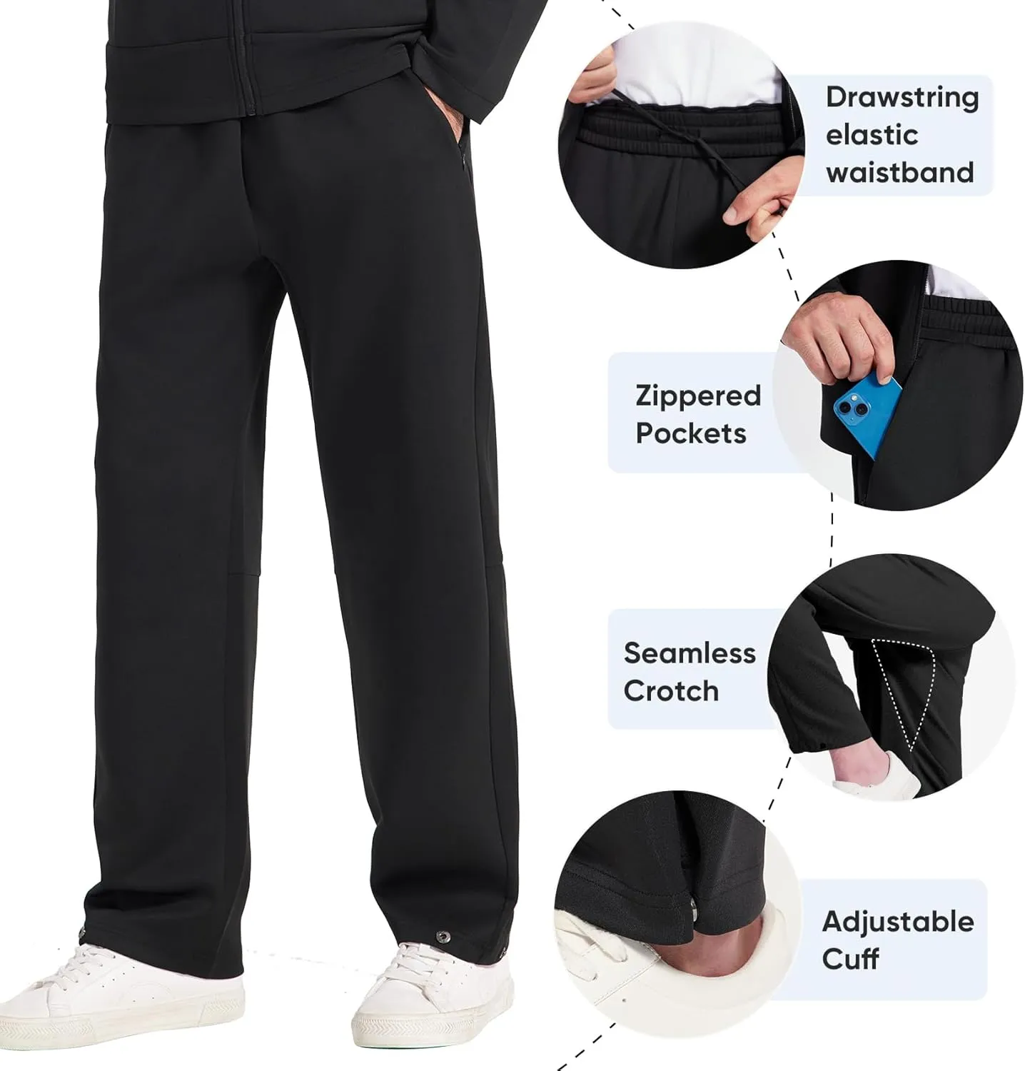 HOTSUIT Sweat Suits Men Tracksuit for Men Sweatsuits 2 Piece Set Track Suits Jogging Casual Outfits Hoodie Athletic Full Zip