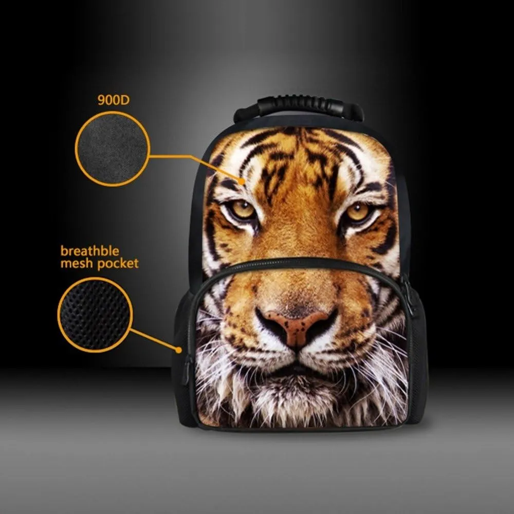 HW Animal School Bag,School College Backpack,Teenagers Casual Daypack,17 Inch Laptop Backpack for Kids