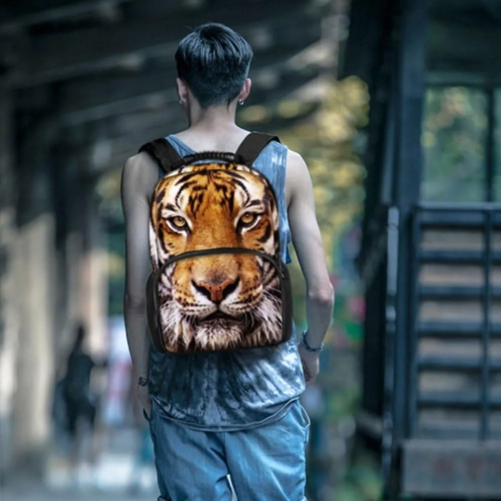 HW Animal School Bag,School College Backpack,Teenagers Casual Daypack,17 Inch Laptop Backpack for Kids