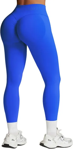 Impact Leggings for Women Hidden Scrunch Butt Leggings Seamless Workout Gym Yoga Pants Compression Tummy Control