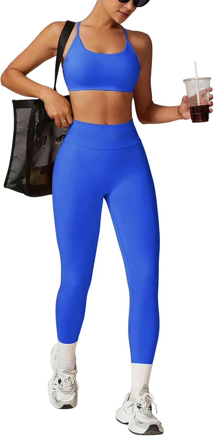 Impact Leggings for Women Hidden Scrunch Butt Leggings Seamless Workout Gym Yoga Pants Compression Tummy Control