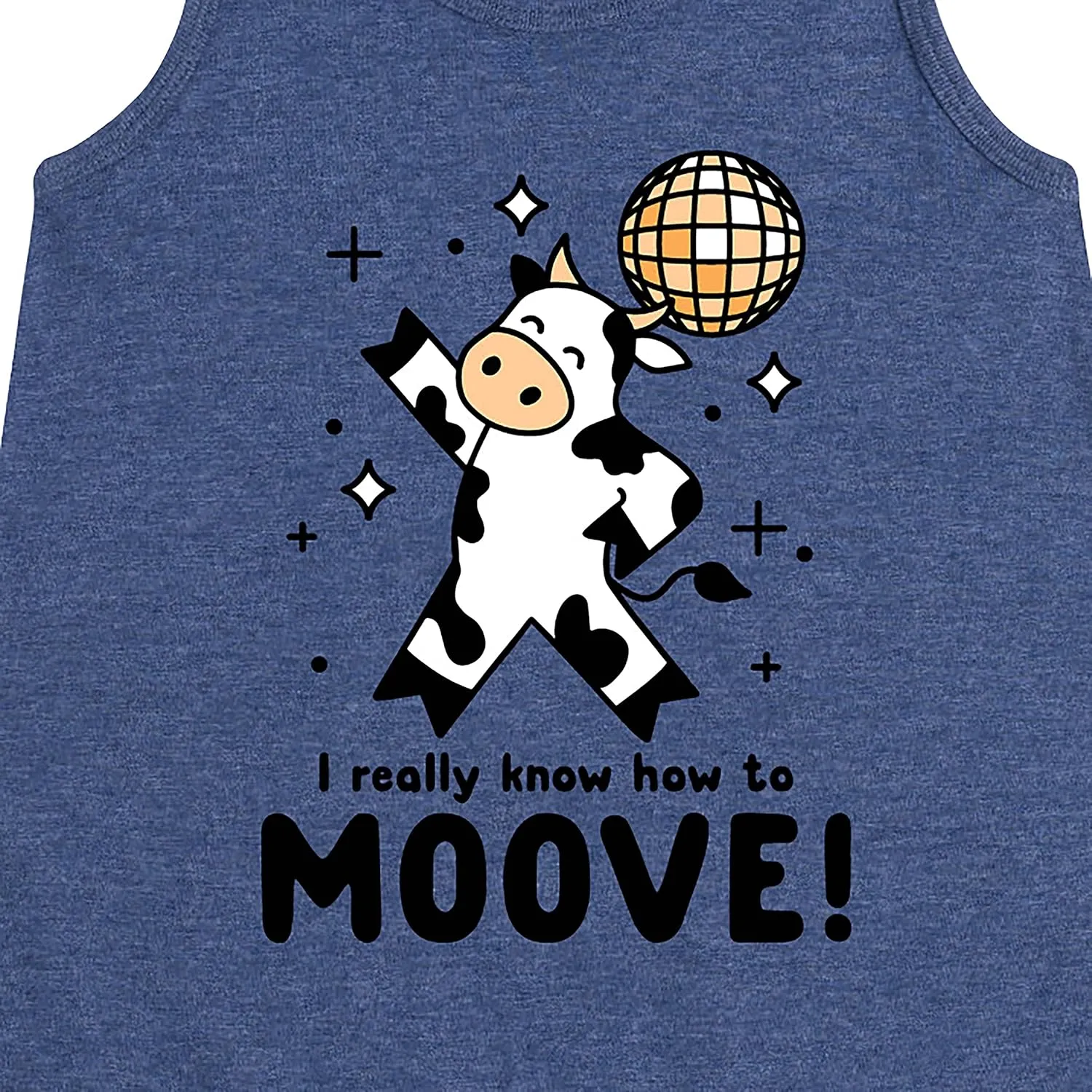 Instant Message - Watch Me Moove Disco Cow - Toddler & Youth Girls A-line Dress