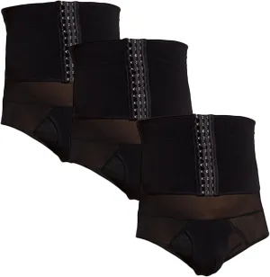 JEsilunmaMY Men's Girdle Waist Trainer Briefs High Waist Tummy Control Body Shaper Slimming Butt Lifter Shapewear Underwear