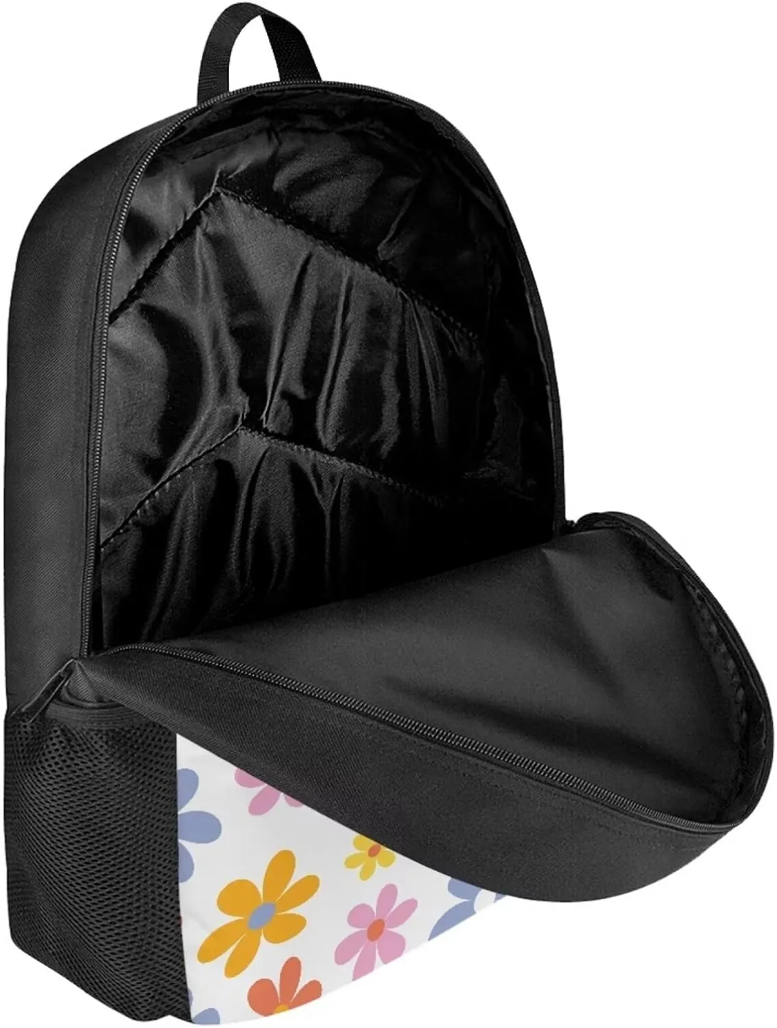 JoyLamoria Shoulder Bag Travel Bag Messenger Bag Laptop Backpack Wallet Purse Zipper Closure, Butterfly Floral