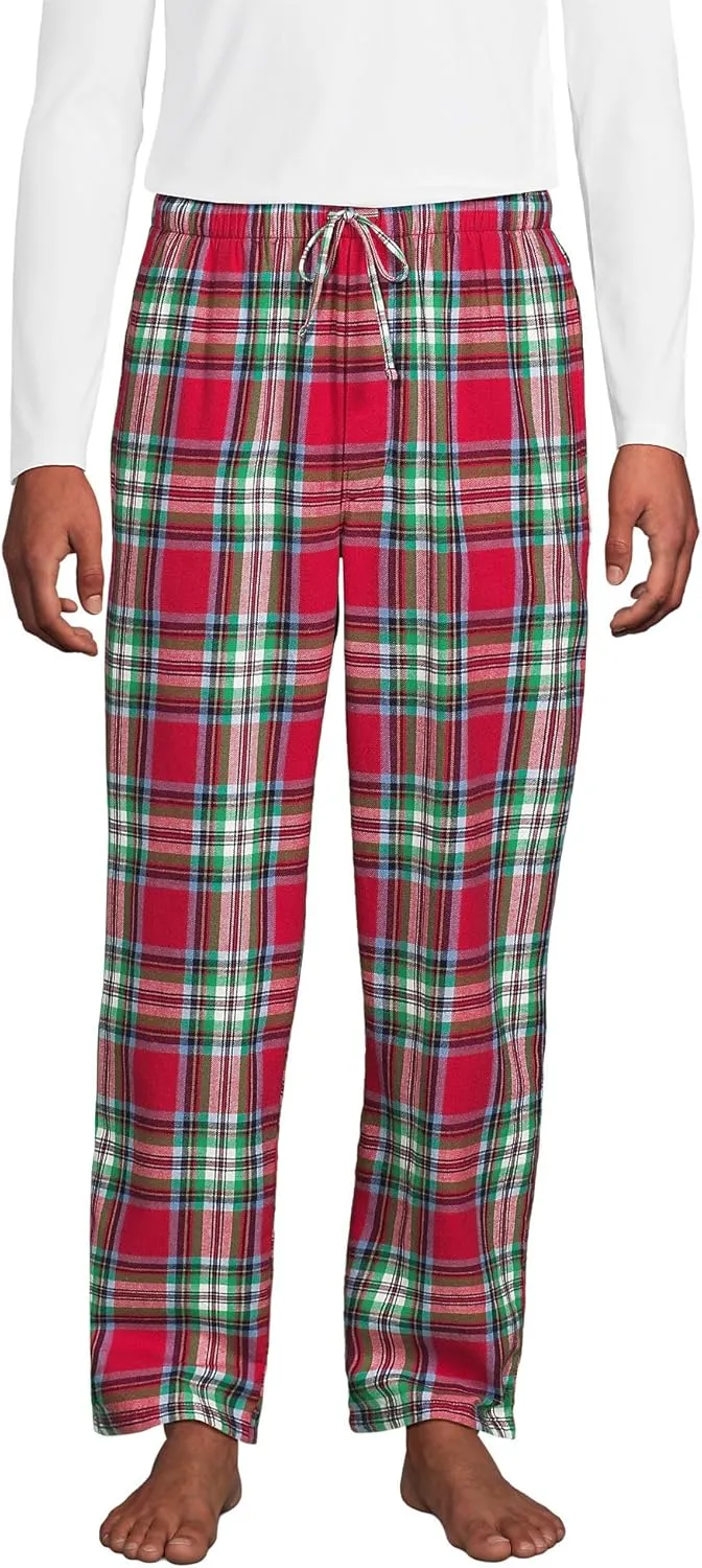 Lands' End Men's Flannel Pajama Pants