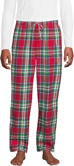Lands' End Men's Flannel Pajama Pants