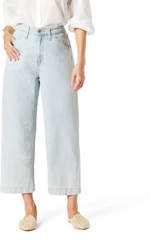 Levi Strauss Signature Gold Women's Heritage High-Rise Loose Crop Stylized Jeans (Available in Plus Size)