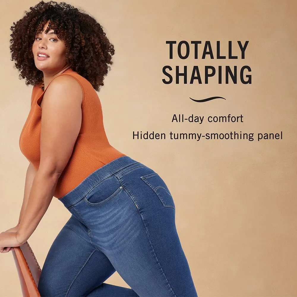 Levi Strauss Signature Gold Women's Totally Shaping Pull on Capri (Available in Plus Size)