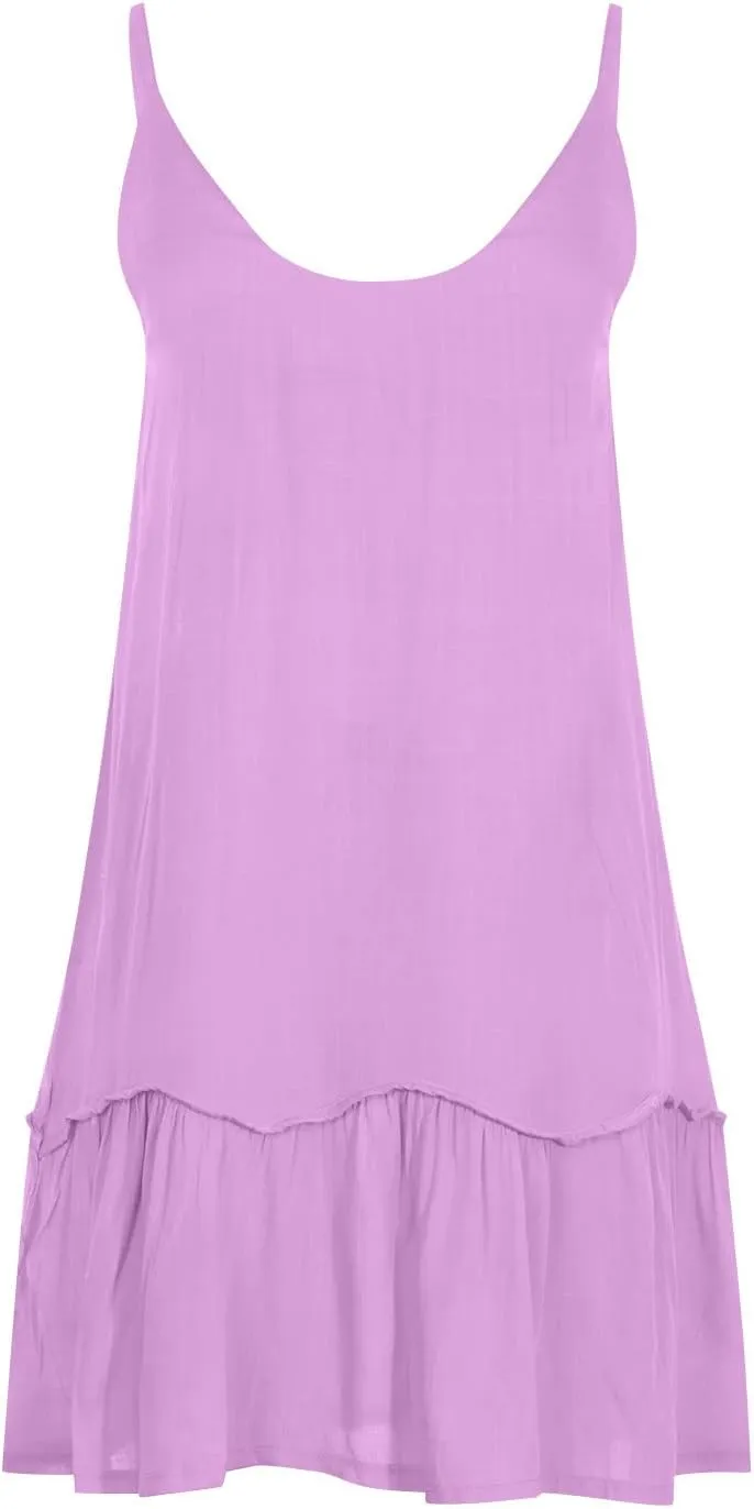 Linen Dresses for Women 2024 Casual Plus Size V Neck Solid Color Slip Dress Trendy Summer Vacation Flowy Dress