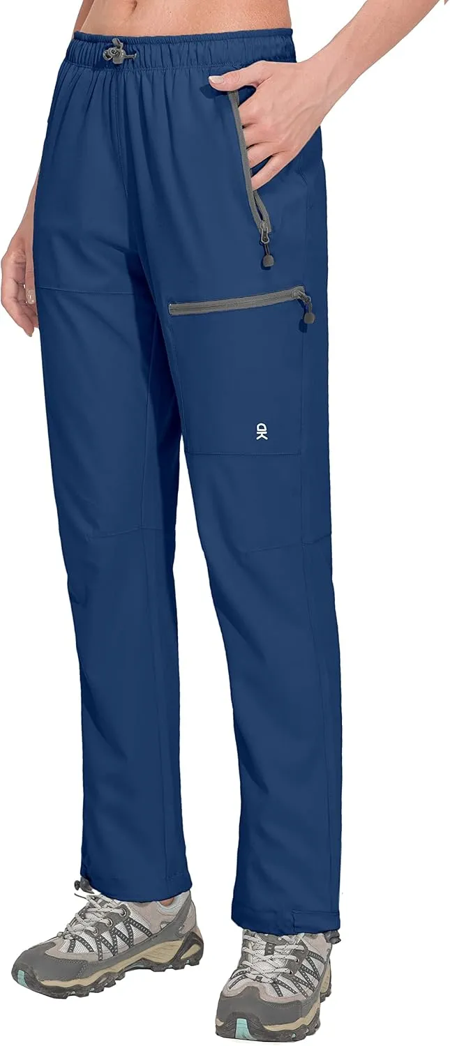 Little Donkey Andy Women's Lightweight Quick Dry Cargo Hiking Pants UPF 50  Stretch Travel Casual Trousers