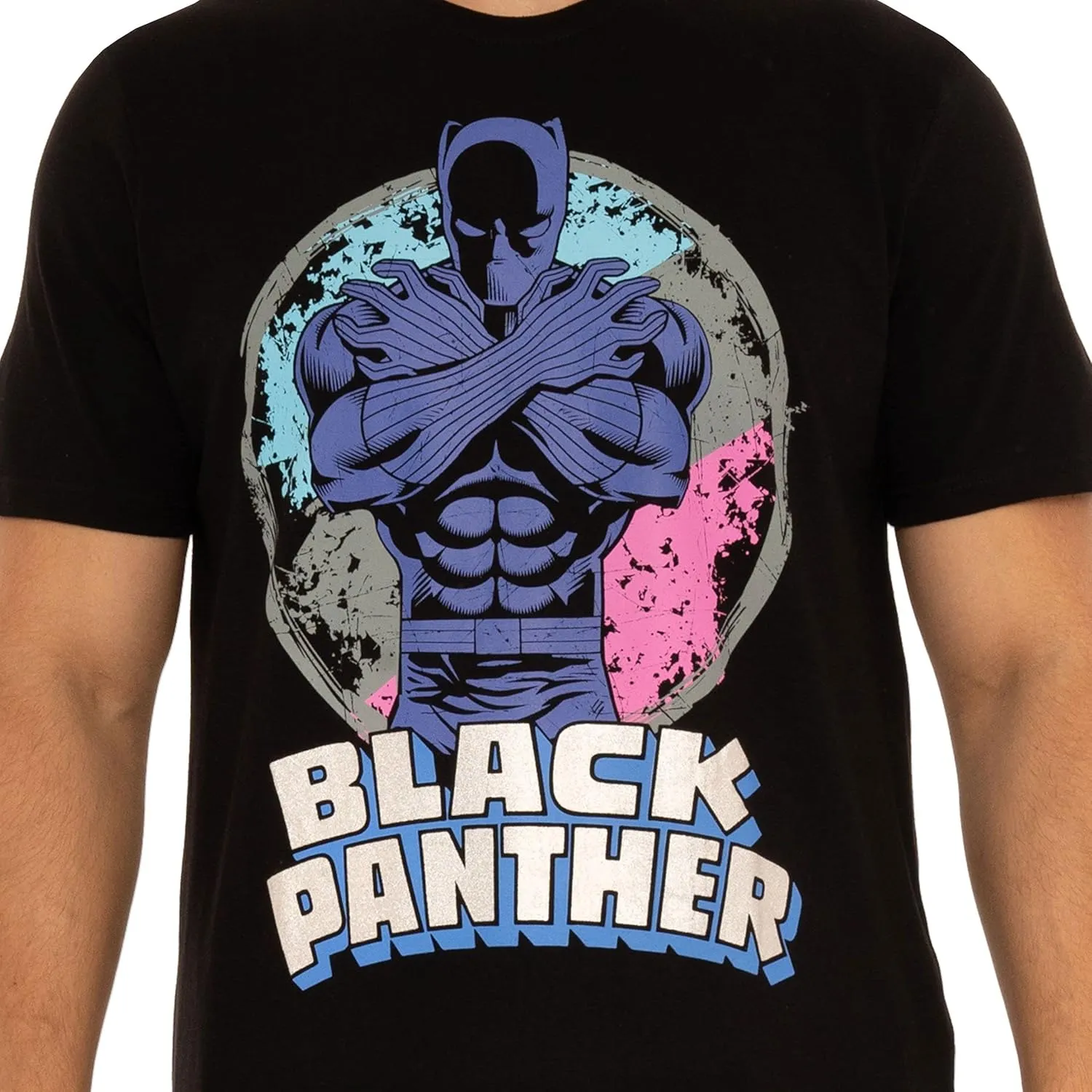Marvel Mens Pajamas Black Panther