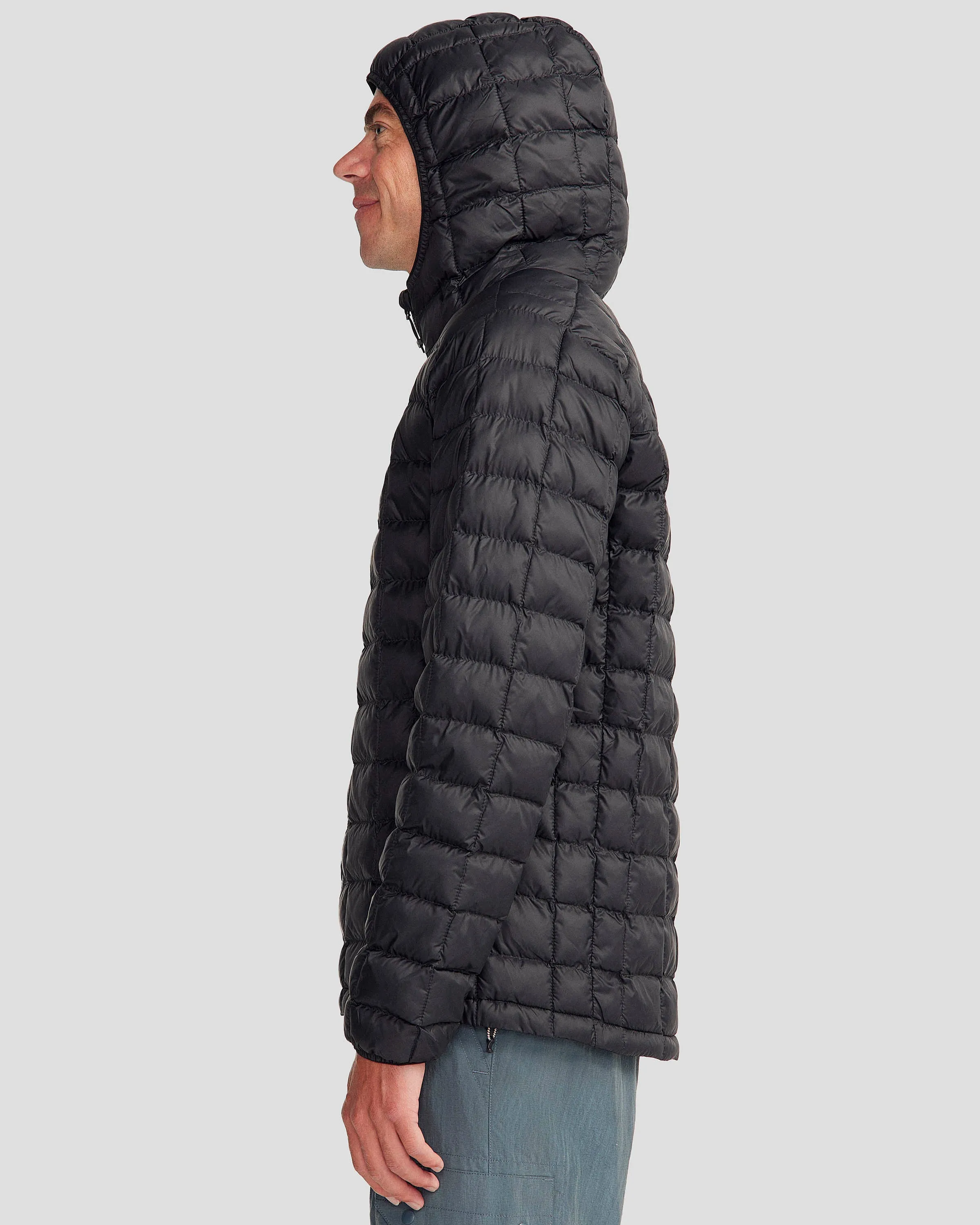 Men's Heli Insulated Hooded Jacket - Black Stingray