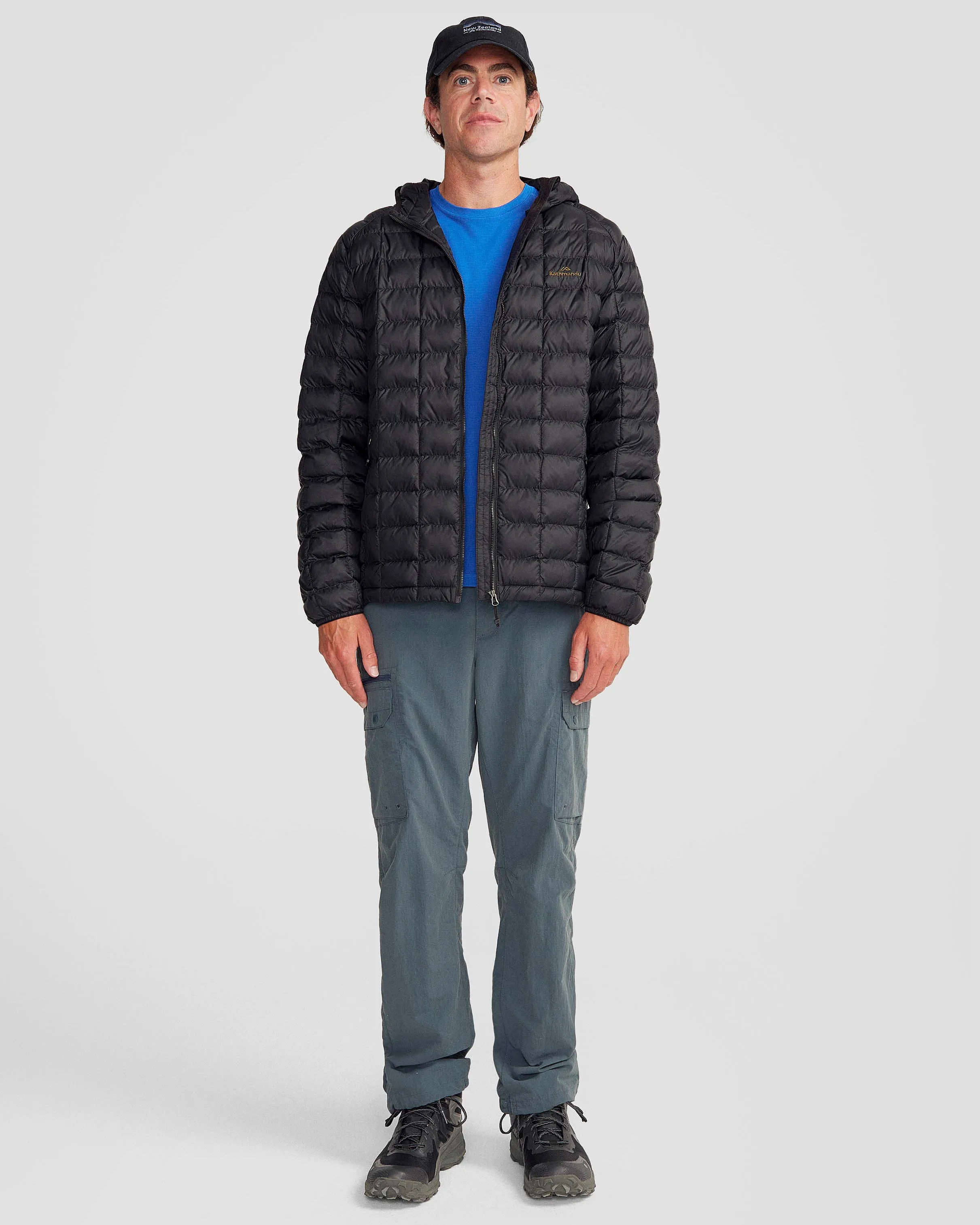 Men's Heli Insulated Hooded Jacket - Black Stingray