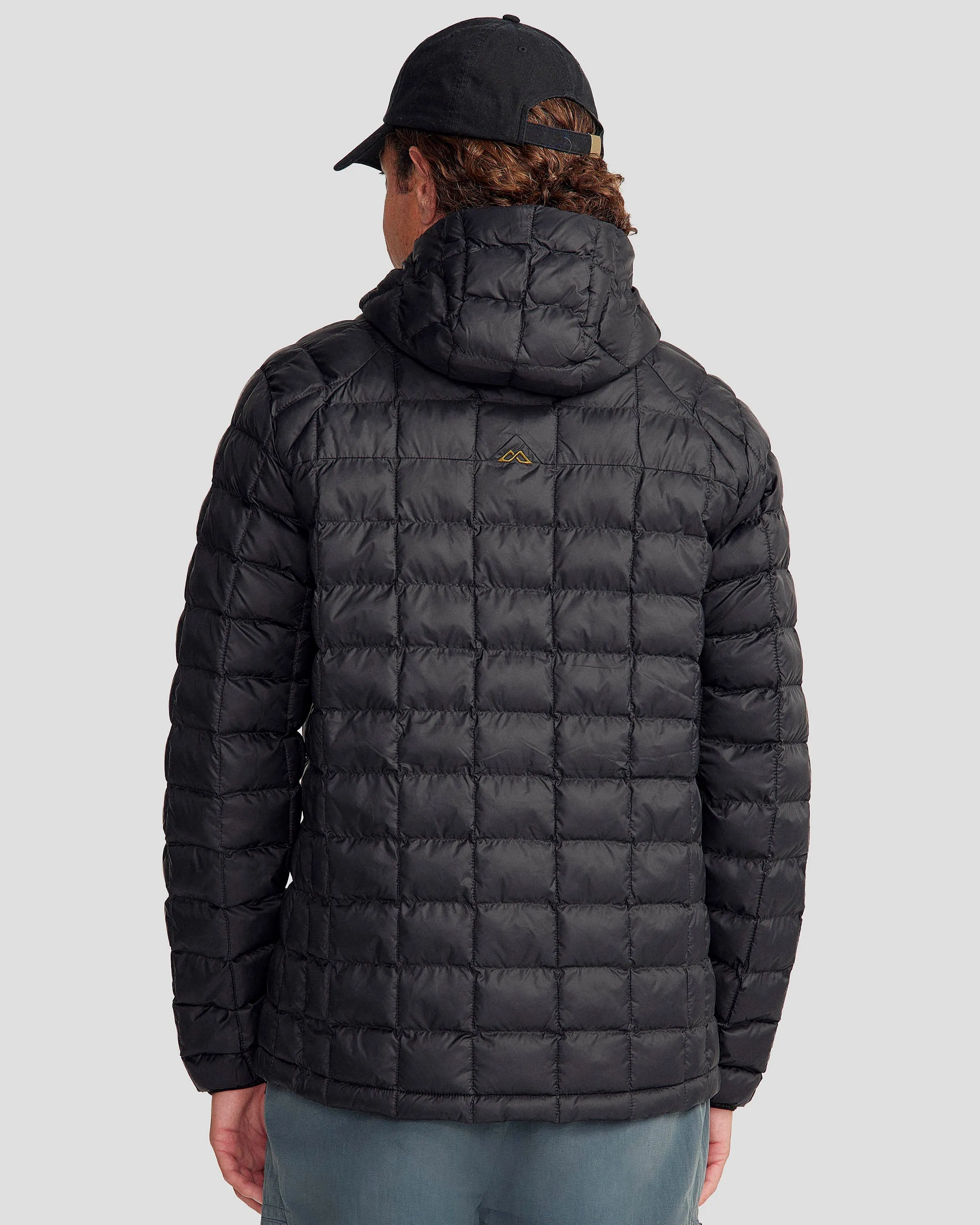 Men's Heli Insulated Hooded Jacket - Black Stingray